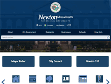 Tablet Screenshot of newtonma.gov